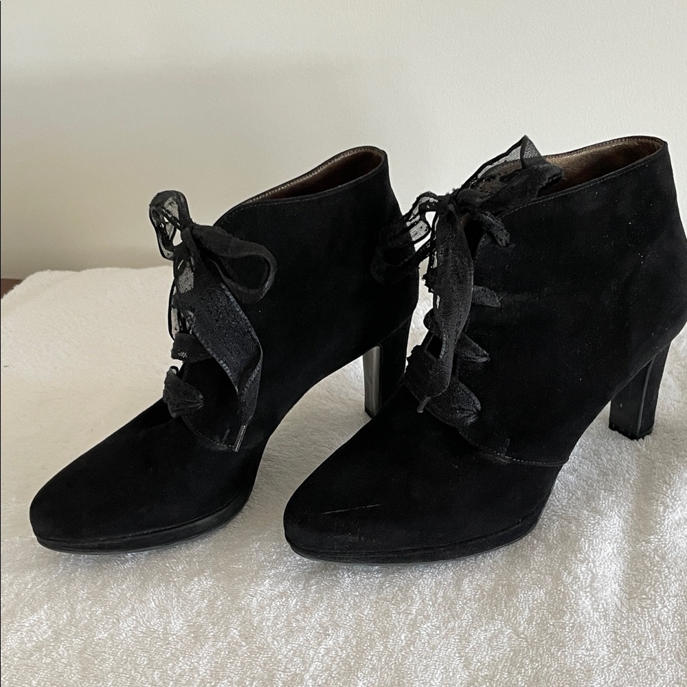 Peter Kaiser Black Heeled Boots
